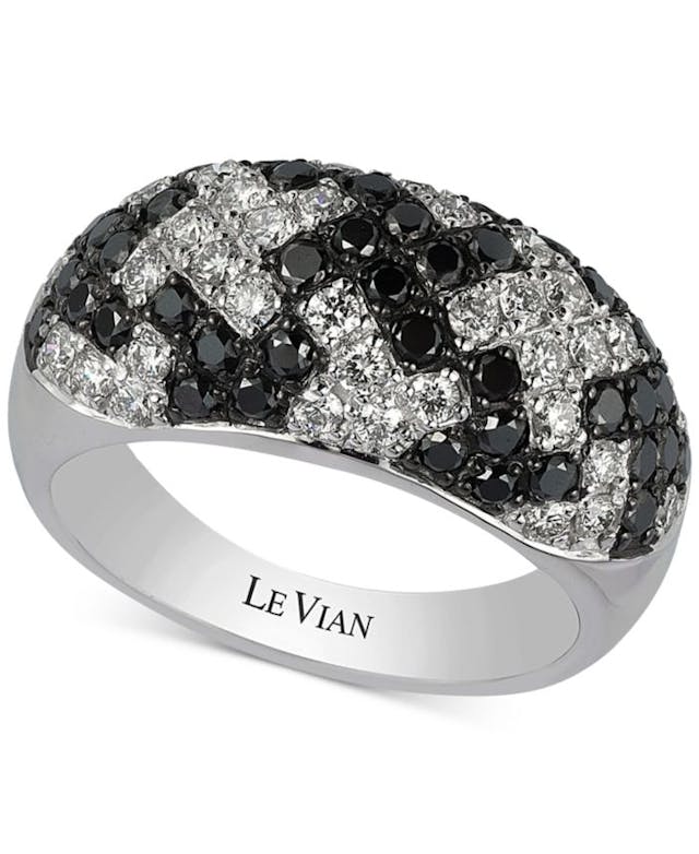 Le Vian Exotics® Houndstooth™ Diamond Ring (1-3/4 ct. t.w.) in 14k White Gold & Reviews - Rings - Jewelry & Watches - Macy's