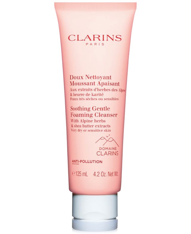 Clarins Soothing Gentle Foaming Cleanser, 4.2-oz. & Reviews - Skin Care - Beauty - Macy's