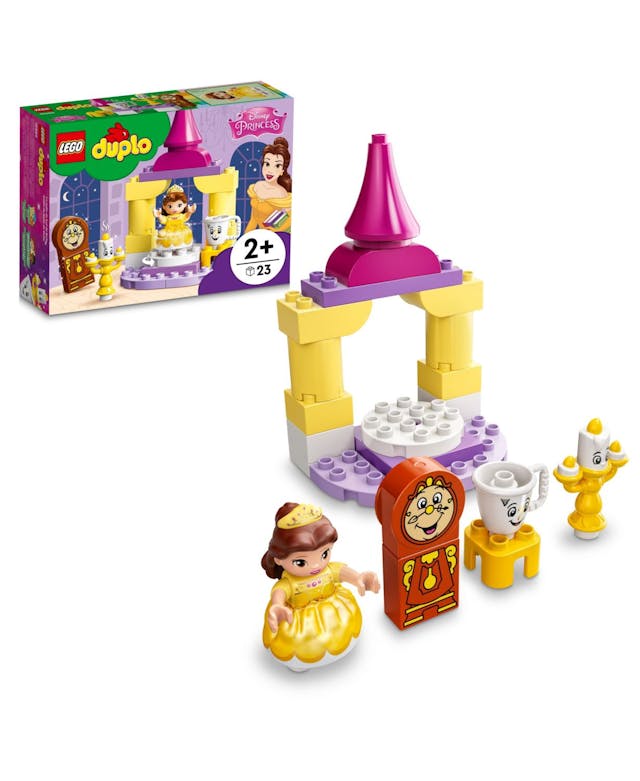 LEGO® Duplo Disney Belle's Ballroom Building Toy, Princess Belle, Lumiere, Cogsworth and Chip, 23 Pieces & Reviews - All Toys - Macy's