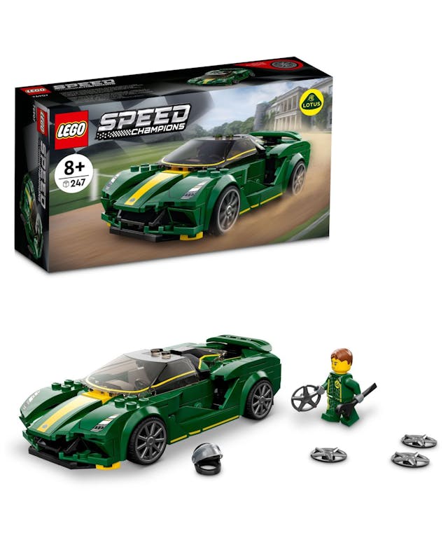 LEGO® Speed Champions Lotus Evija Car Model Building Kit, Cool Toy Hyper Car, 247 Pieces & Reviews - All Toys - Macy's