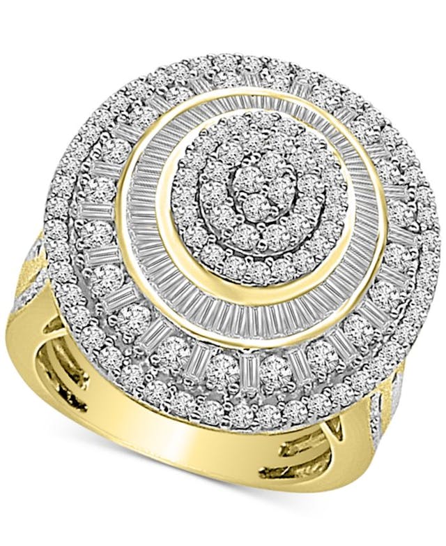 Macy's Diamond Sunburst Statement Ring (2 ct. t.w.) in 14k Gold & Reviews - Rings - Jewelry & Watches - Macy's