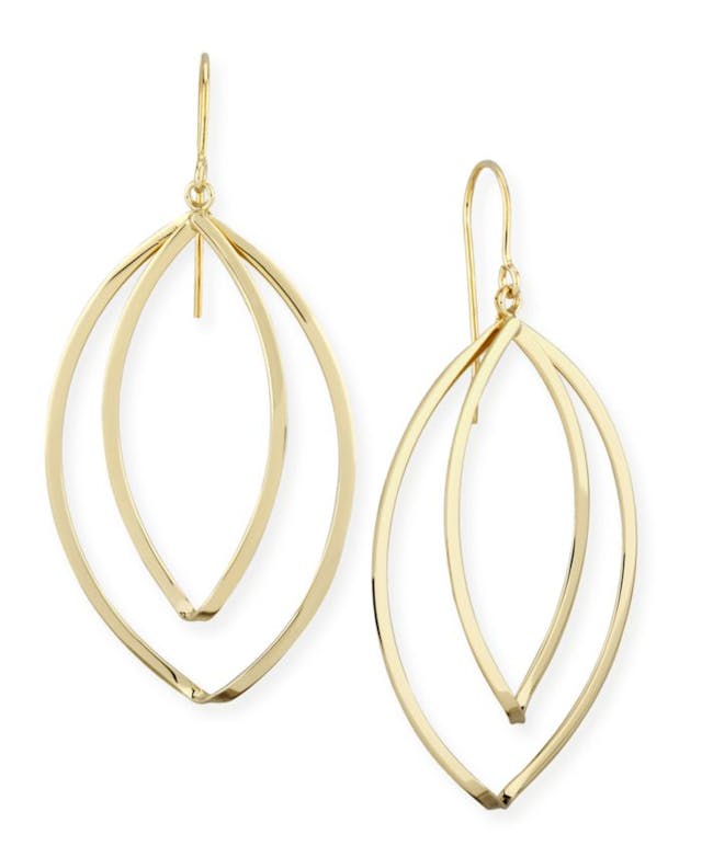 Macy's Marquise Twist Drop Earrings Set in 14k Gold & Reviews - Earrings - Jewelry & Watches - Macy's