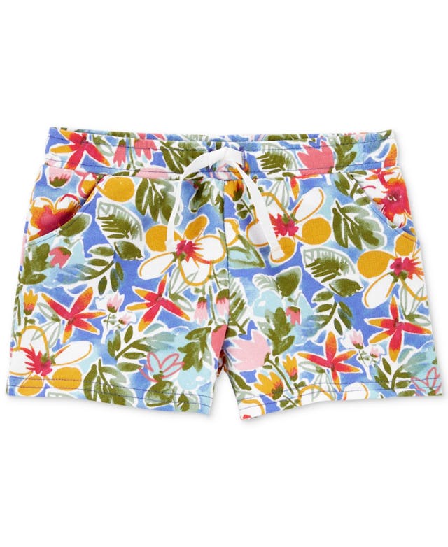 Carter's Toddler Girls Floral-Print French Terry Shorts & Reviews - Shorts - Kids - Macy's