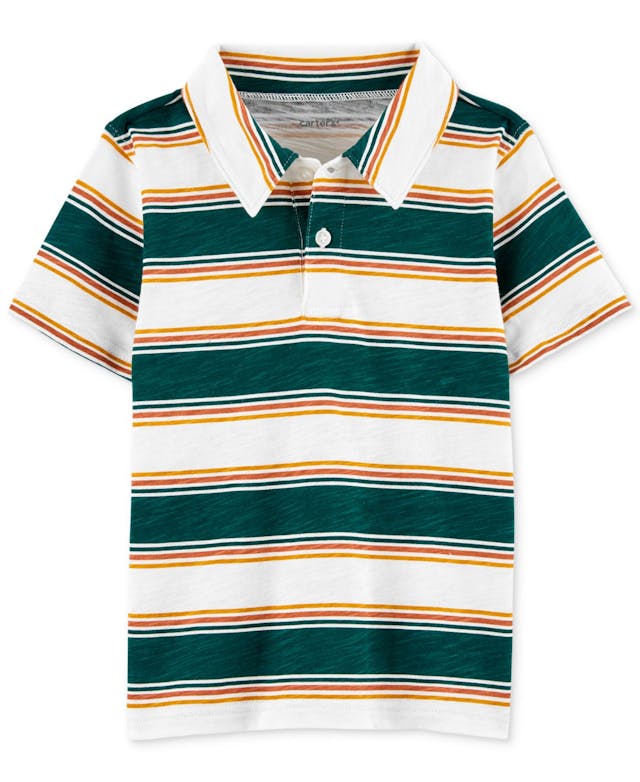 Carter's Toddler Boys Stripe-Print Polo  & Reviews - Shirts & Tops - Kids - Macy's