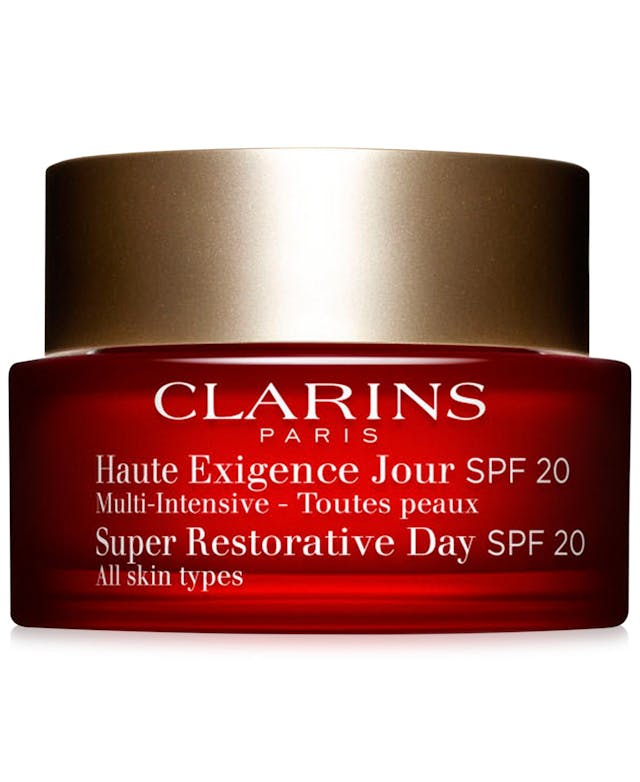 Clarins Super Restorative Day Cream with SPF 20, 1.7 oz. & Reviews - Skin Care - Beauty - Macy's