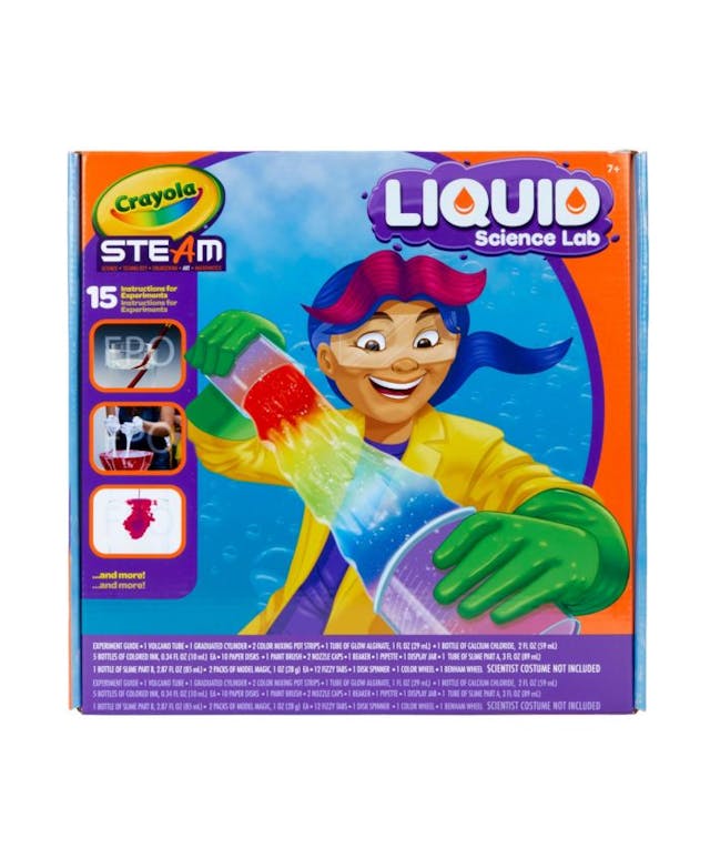 Crayola Liquid Science Kit for Kids, Water Experiments, Educational Toy, Gift for Kids, 7, 8, 9,10 & Reviews - Home - Macy's