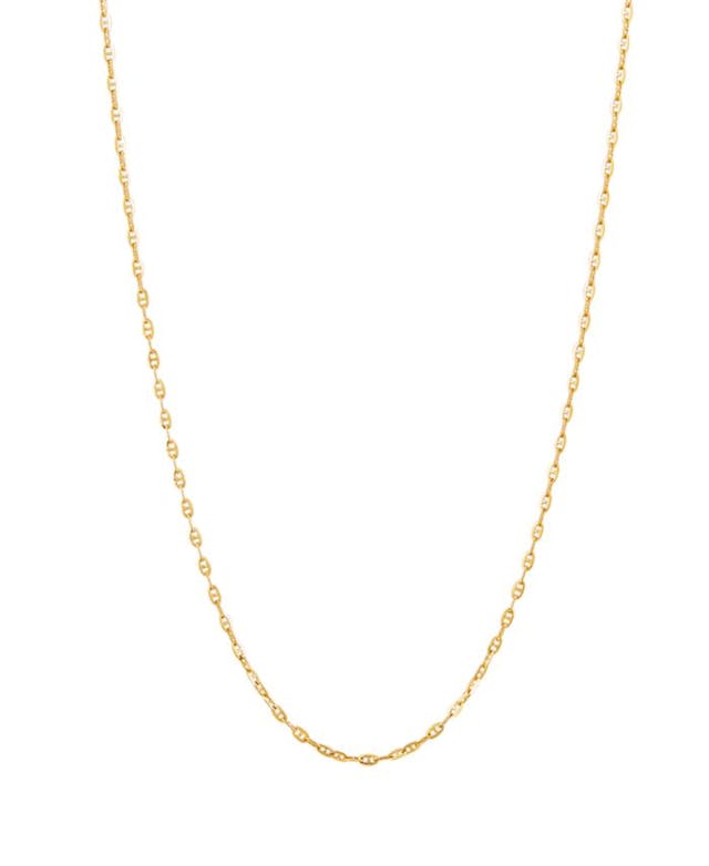 Italian Gold Polished 18" Mariner in 10K Yellow Gold & Reviews - Necklaces  - Jewelry & Watches - Macy's