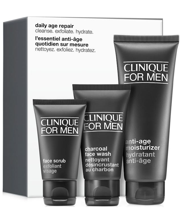 Clinique 3-Pc. Clinique For Men Daily Age Repair Set & Reviews - Beauty Gift Sets - Beauty - Macy's