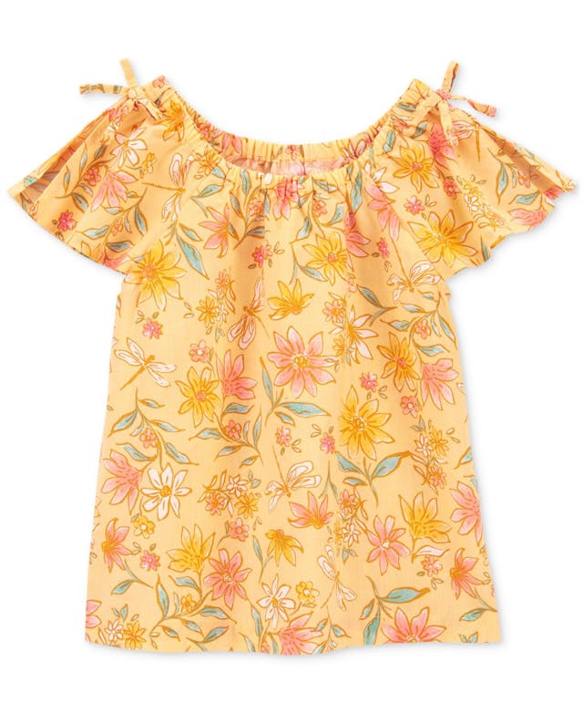 Carter's Toddler Girls Floral-Print Shirt & Reviews - Shirts & Tops - Kids - Macy's