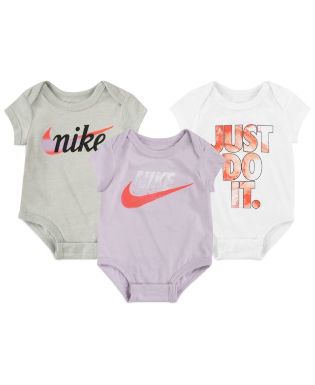Nike Baby Girls Summer Daze Bodysuit, Pack of 3 & Reviews - All Baby - Kids - Macy's