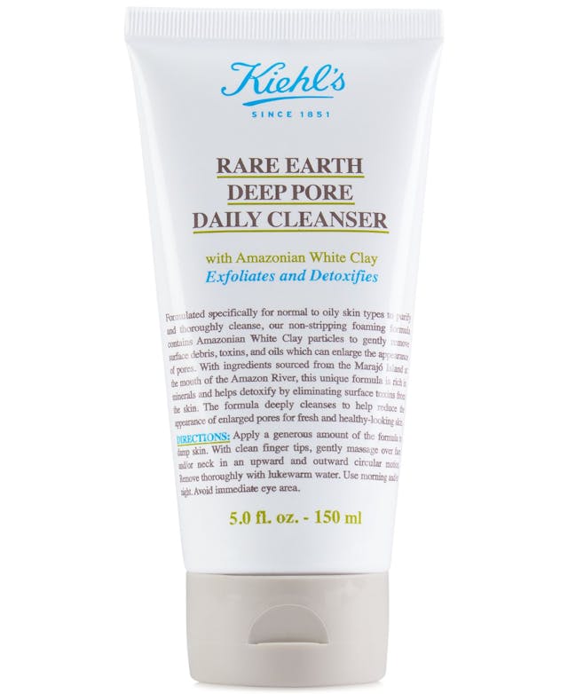 Kiehl's Since 1851 Rare Earth Deep Pore Daily Cleanser, 5 fl. oz. & Reviews - Skin Care - Beauty - Macy's