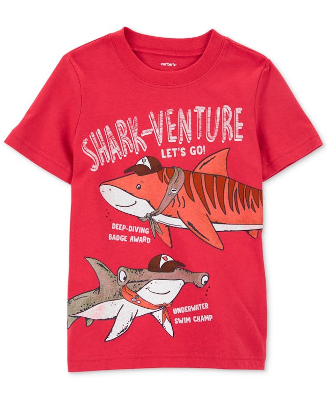 Carter's Toddler Boys Shark-Graphic T-Shirt & Reviews - Shirts & Tops - Kids - Macy's