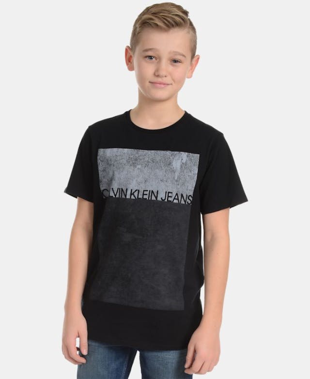 Calvin Klein Big Boys Graphic-Print Cotton T-Shirt  & Reviews - Shirts & Tops - Kids - Macy's
