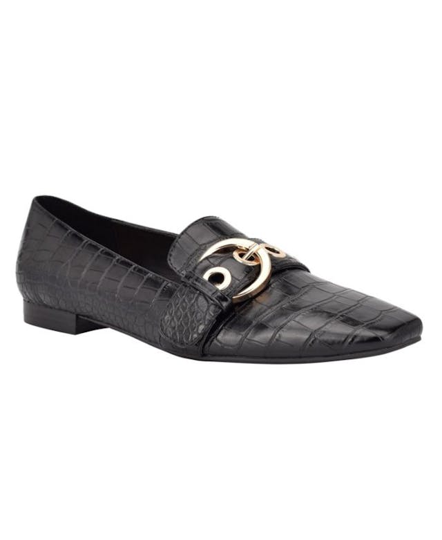 Nine West Women's Alaya Belted Square Toe Loafers & Reviews - Slippers - Shoes - Macy's