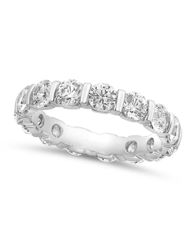 Macy's Diamond Eternity Band (3 ct. t.w.) in 14K White Gold & Reviews - Rings - Jewelry & Watches - Macy's