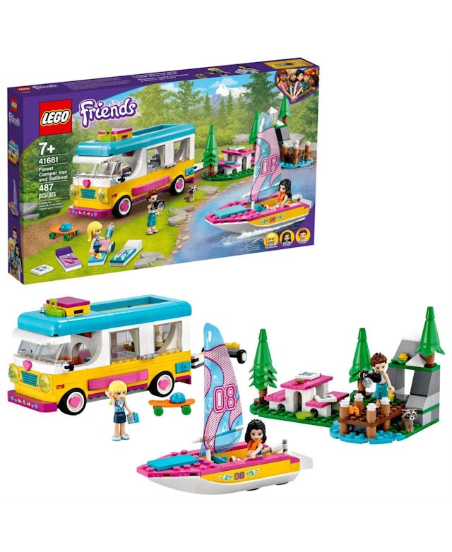 LEGO® Forest Camper Van and Sailboat 487 Pieces Toy Set & Reviews - All Toys - Macy's