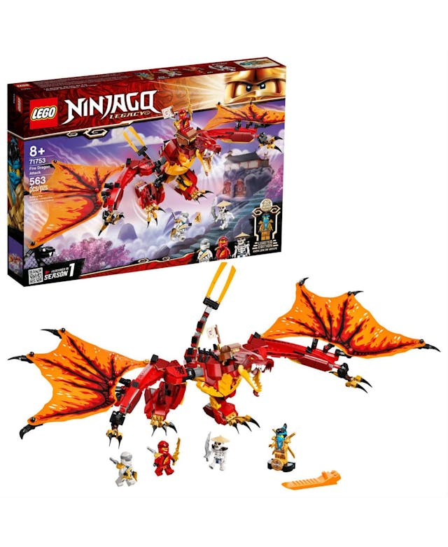 LEGO® Fire Dragon Attack 563 Pieces Toy Set & Reviews - All Toys - Macy's