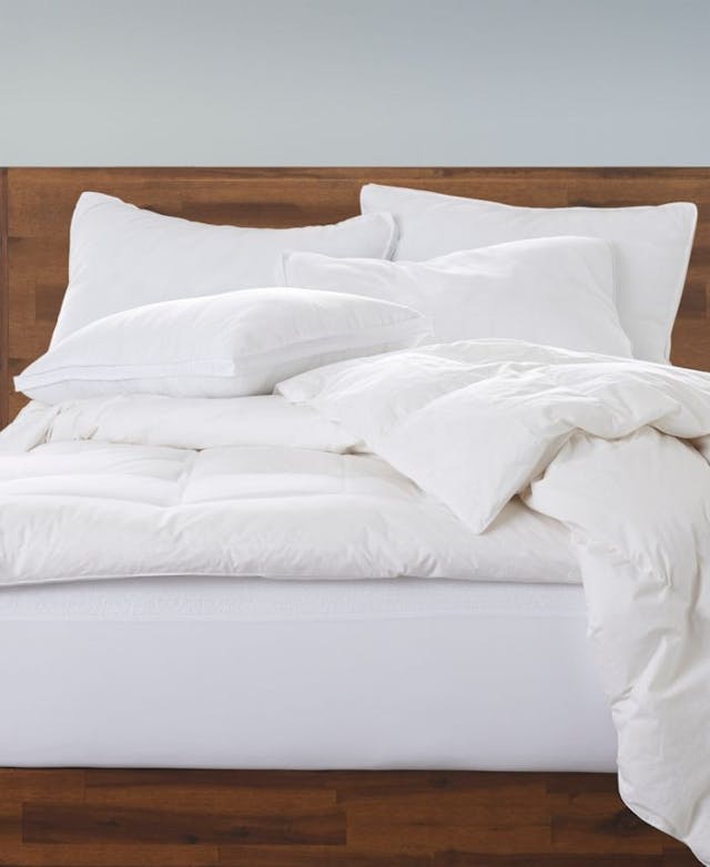 Ella Jayne Plush Allergy Resistant Medium Down Like Fiber Filled Pillow - Set of Four - Standard & Reviews - Home - Macy's