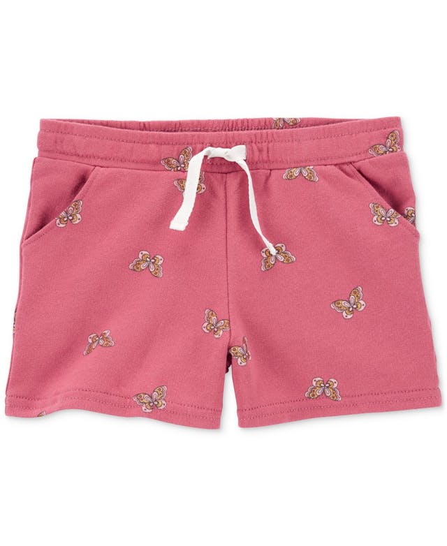 Carter's Toddler Girls Butterfly-Print French Terry Shorts & Reviews - Shorts - Kids - Macy's