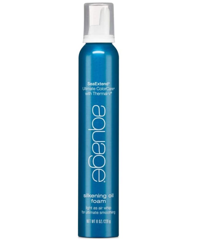 Aquage SeaExtend Silkening Oil Foam, 8-oz., from PUREBEAUTY Salon & Spa & Reviews - Hair Care - Bed & Bath - Macy's