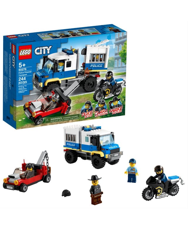 LEGO® Police Prisoner Transport 244 Pieces Toy Set & Reviews - All Toys - Macy's