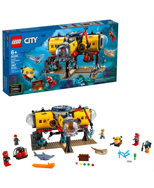 LEGO® Ocean Exploration Base 497 Pieces Toy Set & Reviews - All Toys - Macy's