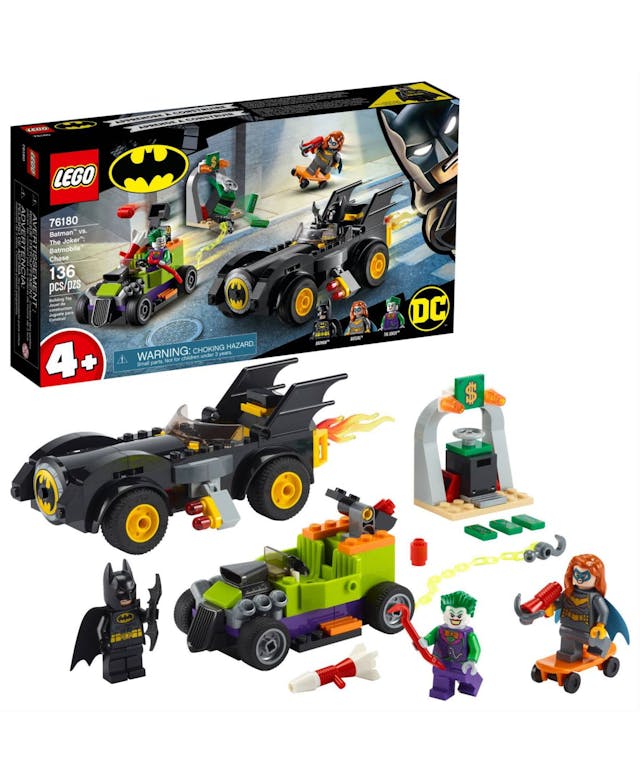 LEGO® Batman vs The Joker- Batmobile Chase 136 Pieces Toy Set & Reviews - All Toys - Macy's