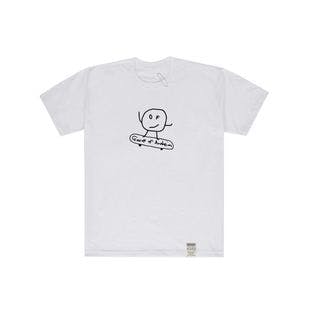 Dot Board White Clip Short Sleeve T-shirt White  | W Concept