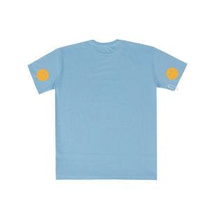 Elbow Smile White Clip Short Sleeve T-shirt_Sky  | W Concept