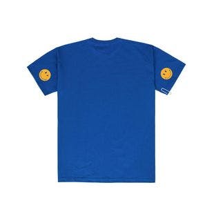 Elbow Dot White Clip Short Sleeve T-shirt_Cobalt  | W Concept
