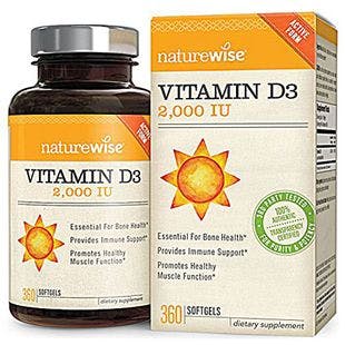 Naturewise Vitamin D3 -- 2000 IU - 360 Solid - Vitacost
