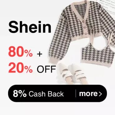 Shein Promo Codes & Cash Back